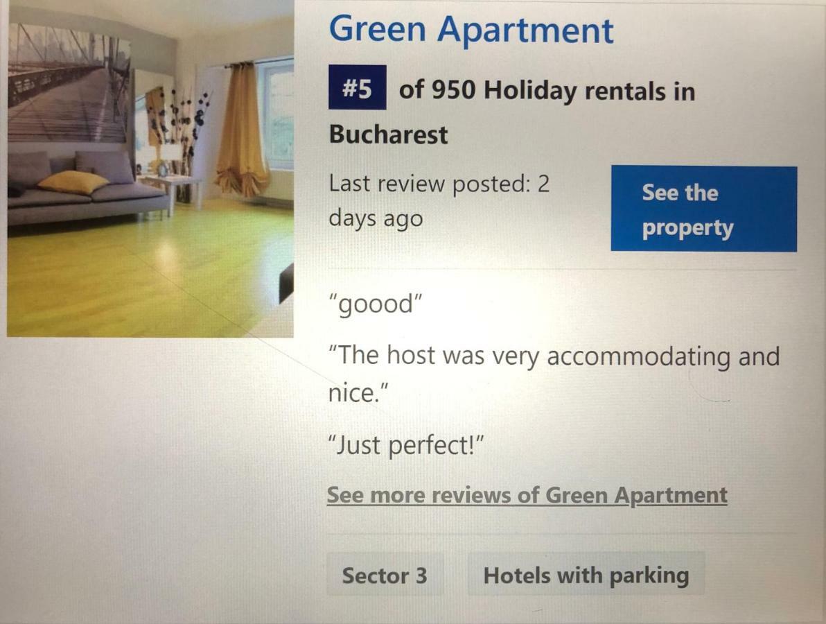 Green Apartment 6 Бухарест Экстерьер фото